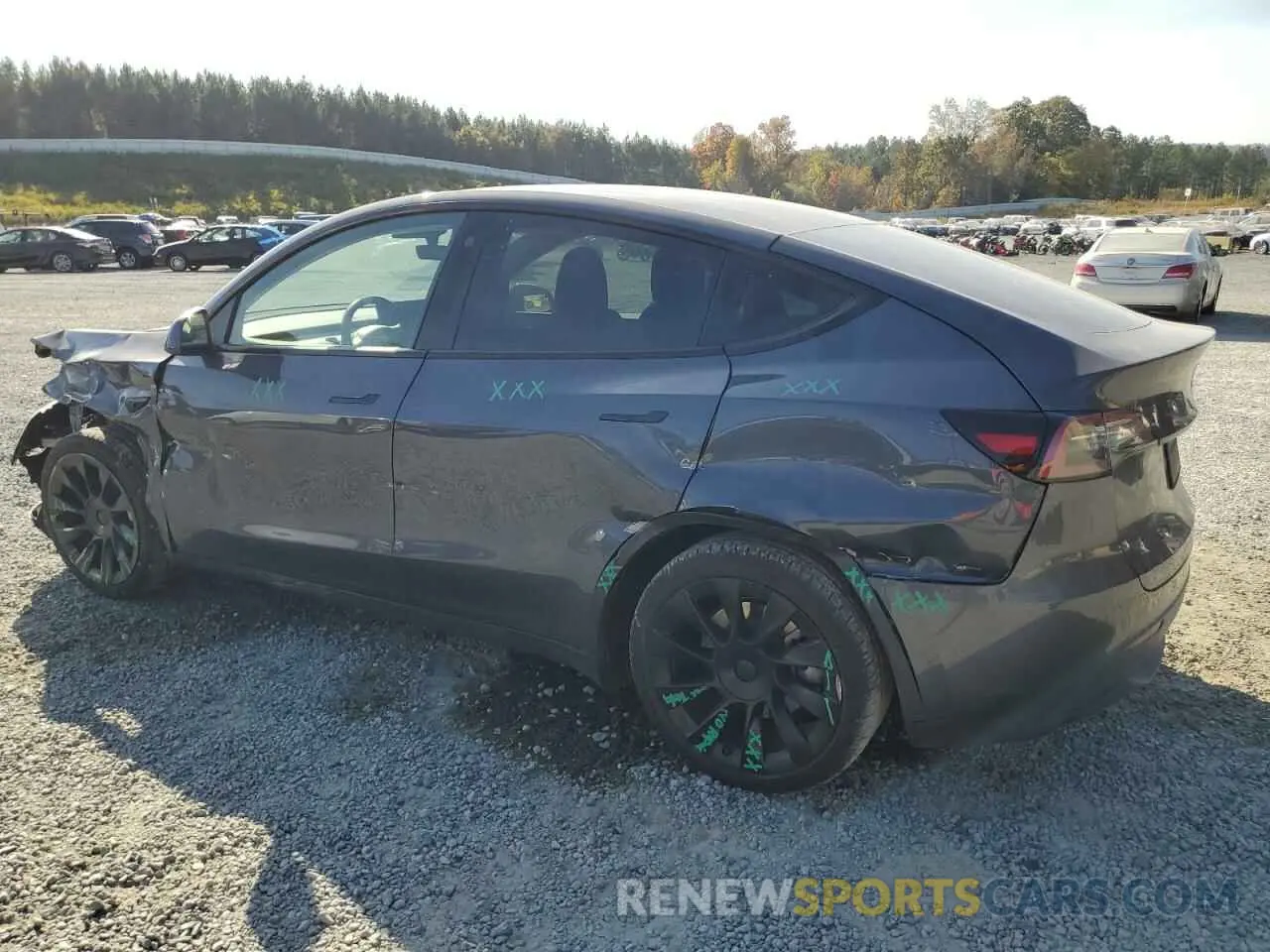 2 fotografías del automóvil dañado 7SAYGDEE8PF756927 TESLA MODEL Y 2023