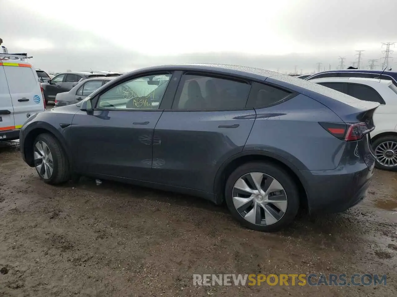 2 fotografías del automóvil dañado 7SAYGDEE8PF773128 TESLA MODEL Y 2023