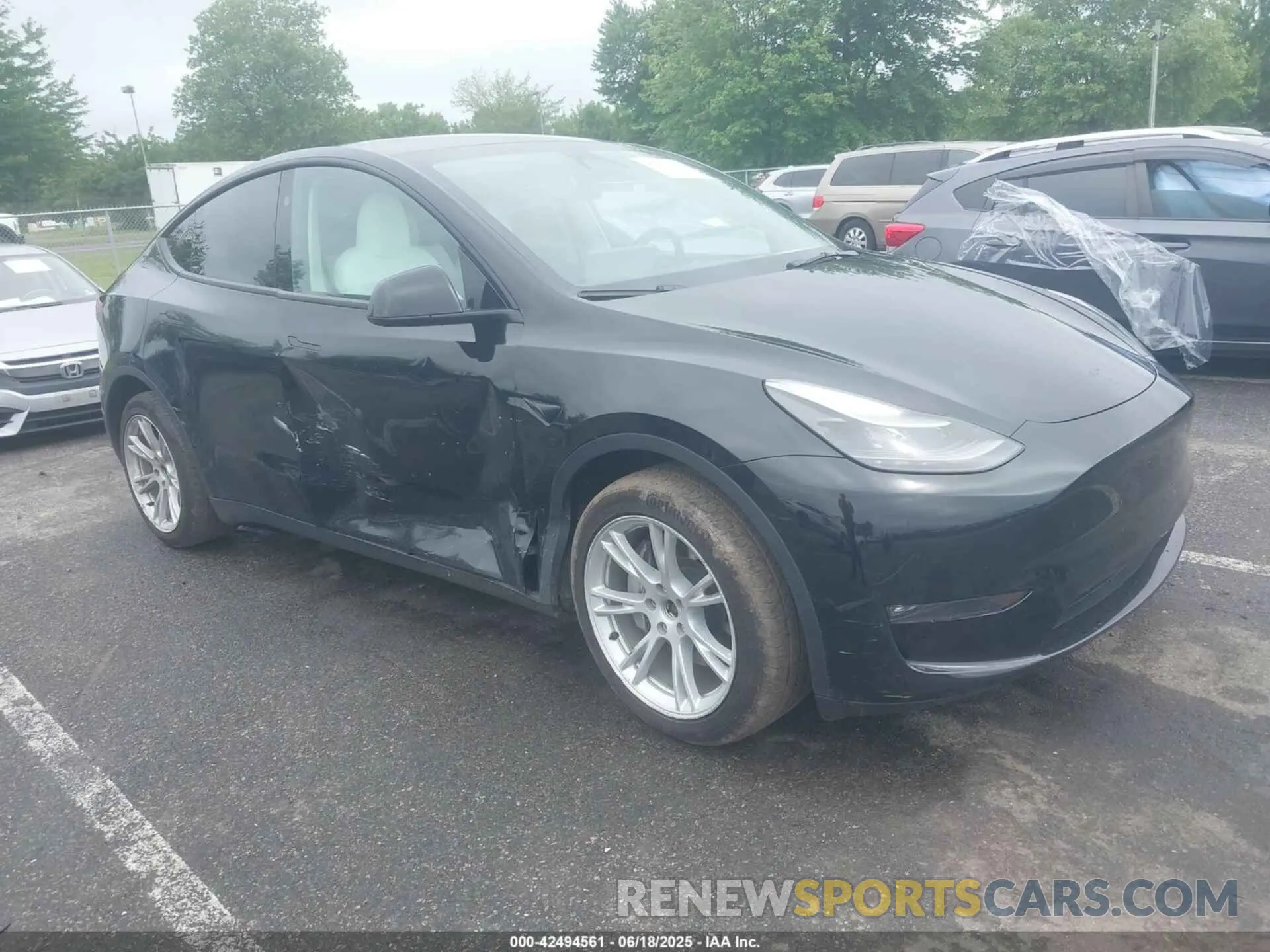 1 fotografías del automóvil dañado 7SAYGDEE8PF796571 TESLA MODEL Y 2023