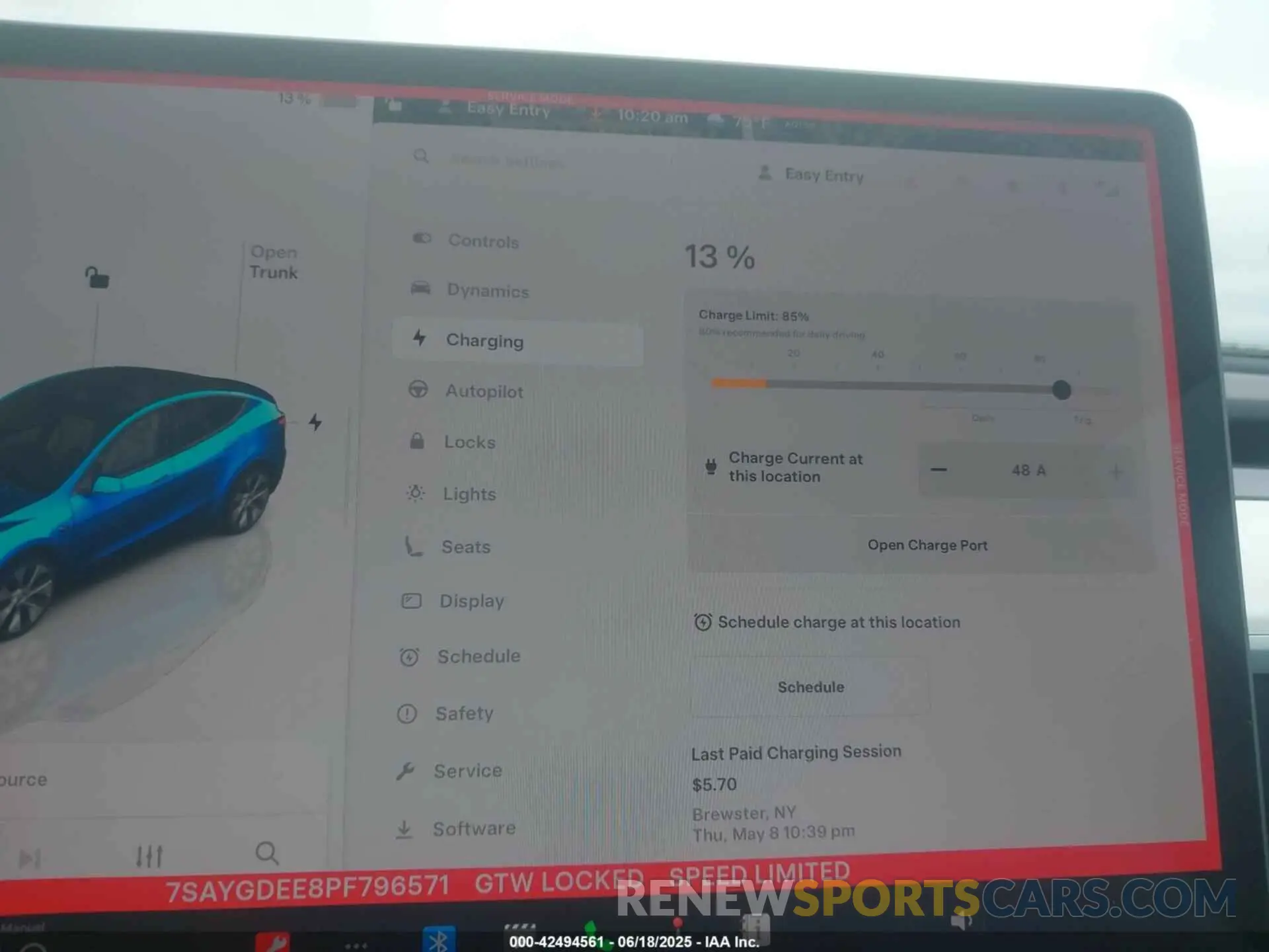 16 fotografías del automóvil dañado 7SAYGDEE8PF796571 TESLA MODEL Y 2023