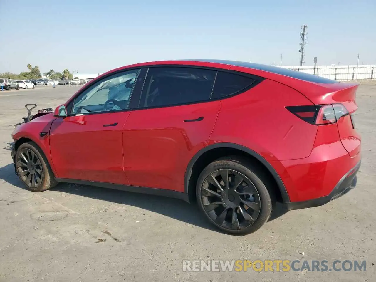 2 fotografías del automóvil dañado 7SAYGDEE8PF813000 TESLA MODEL Y 2023