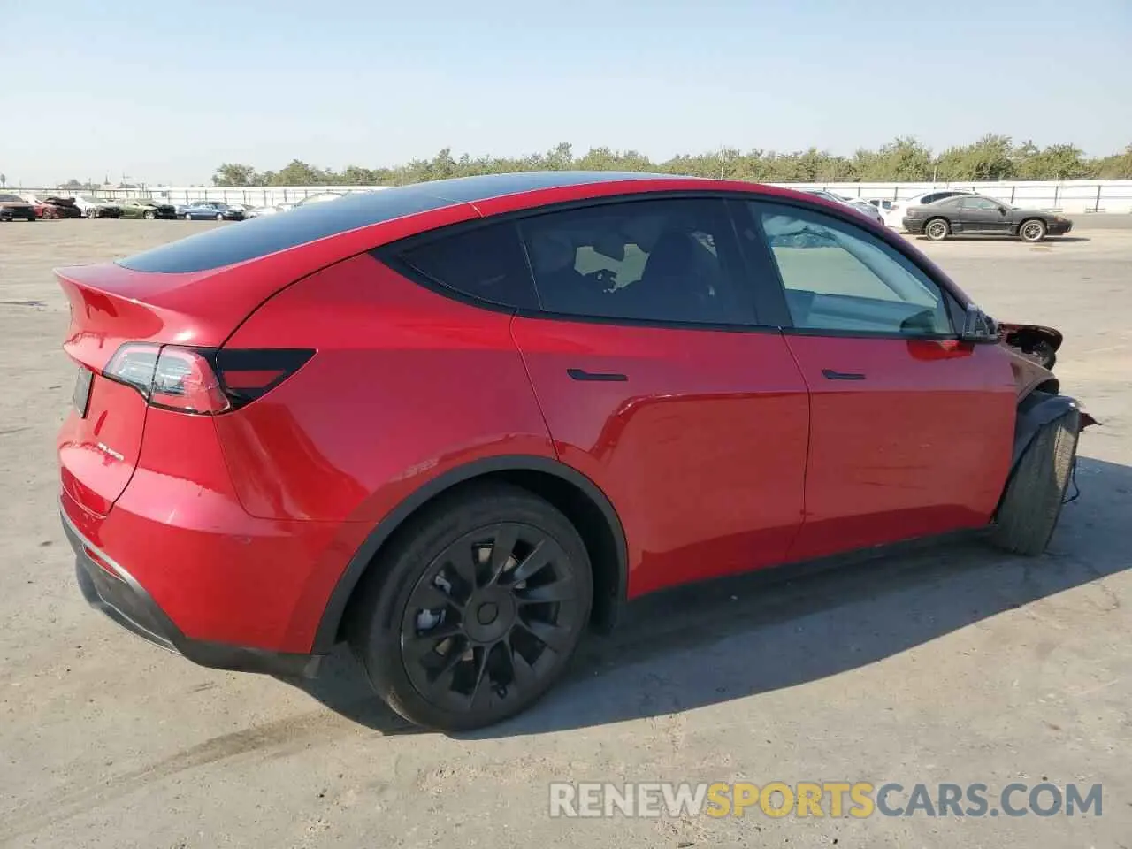 3 fotografías del automóvil dañado 7SAYGDEE8PF813000 TESLA MODEL Y 2023