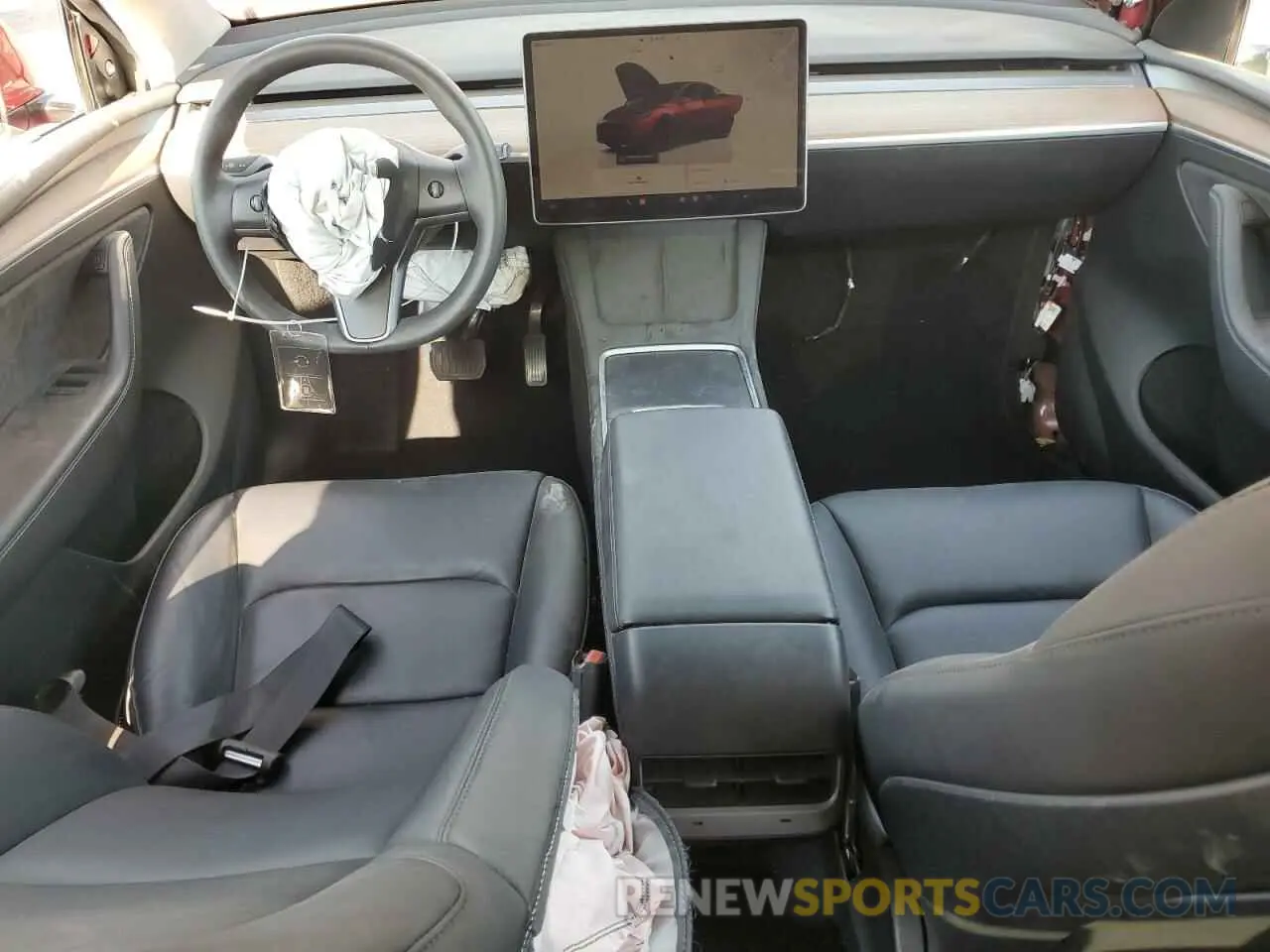 8 fotografías del automóvil dañado 7SAYGDEE8PF813000 TESLA MODEL Y 2023