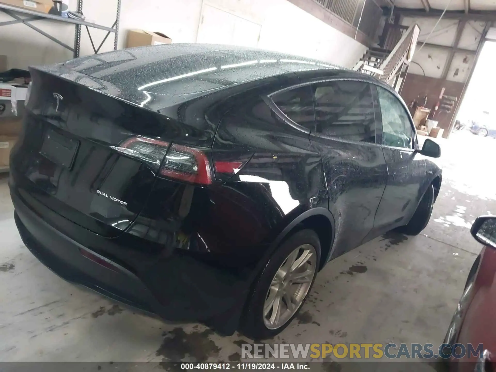 4 fotografías del automóvil dañado 7SAYGDEE8PF835000 TESLA MODEL Y 2023