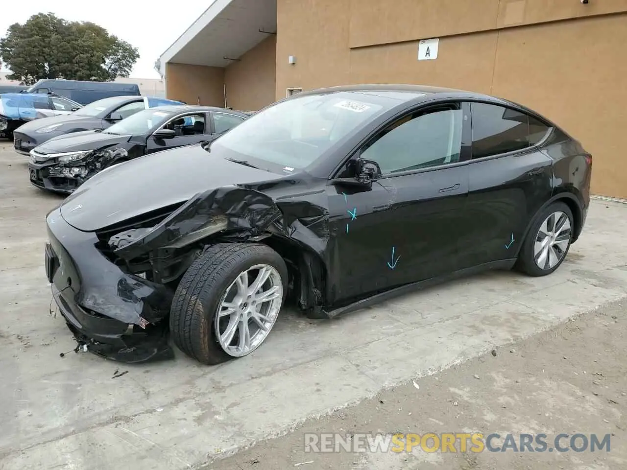 1 fotografías del automóvil dañado 7SAYGDEE8PF862827 TESLA MODEL Y 2023