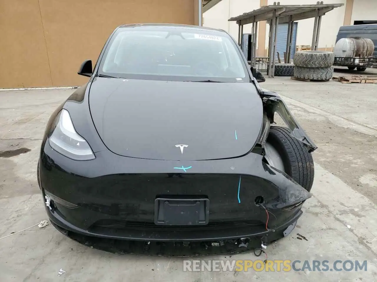 5 fotografías del automóvil dañado 7SAYGDEE8PF862827 TESLA MODEL Y 2023