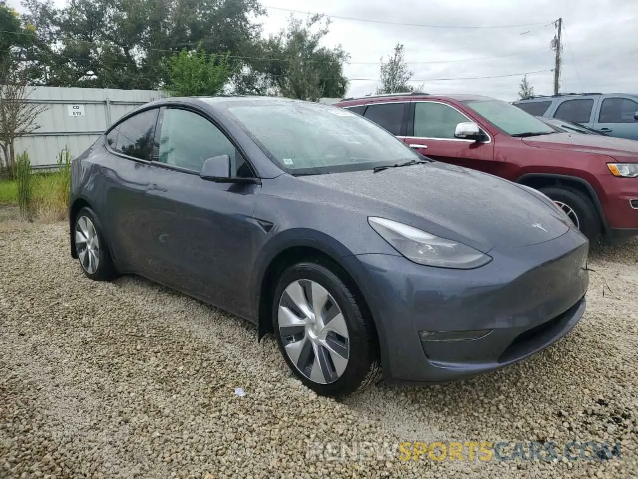 4 fotografías del automóvil dañado 7SAYGDEE8PF875383 TESLA MODEL Y 2023
