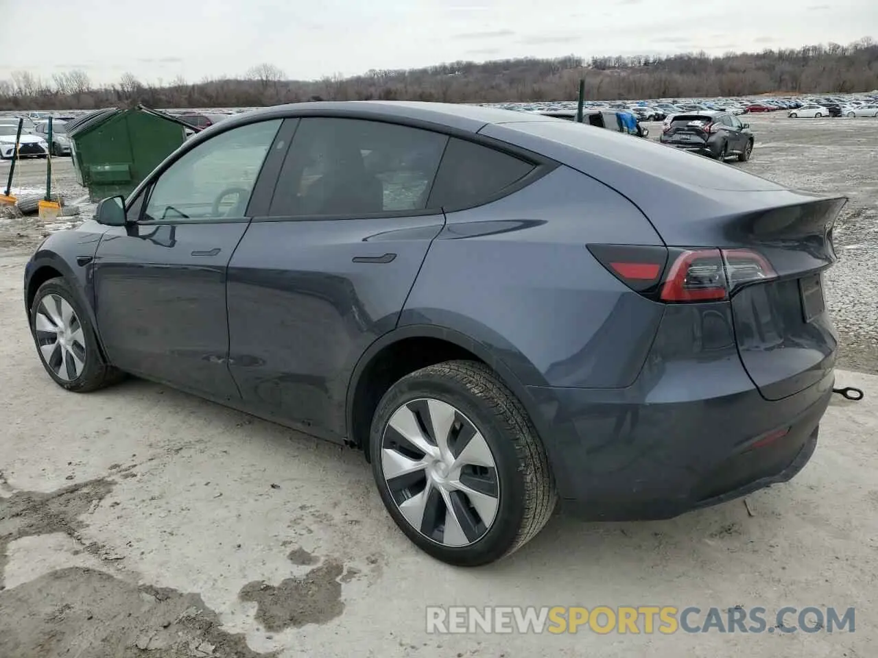 2 fotografías del automóvil dañado 7SAYGDEE8PF884567 TESLA MODEL Y 2023