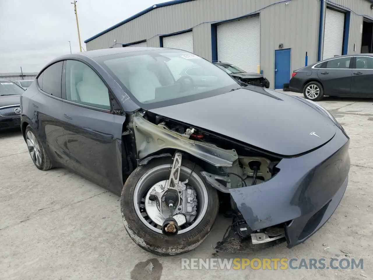 4 fotografías del automóvil dañado 7SAYGDEE8PF884567 TESLA MODEL Y 2023