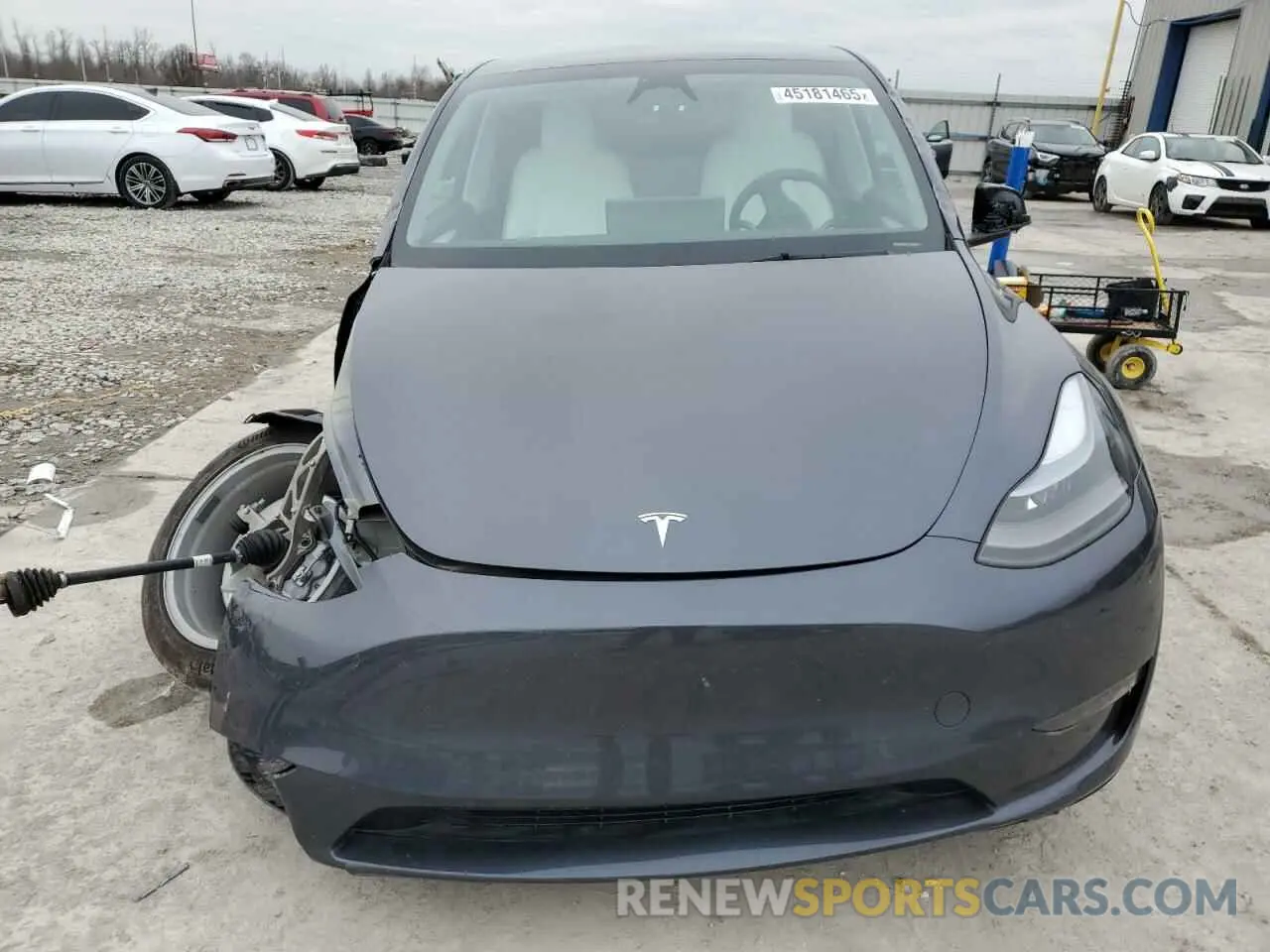 5 fotografías del automóvil dañado 7SAYGDEE8PF884567 TESLA MODEL Y 2023