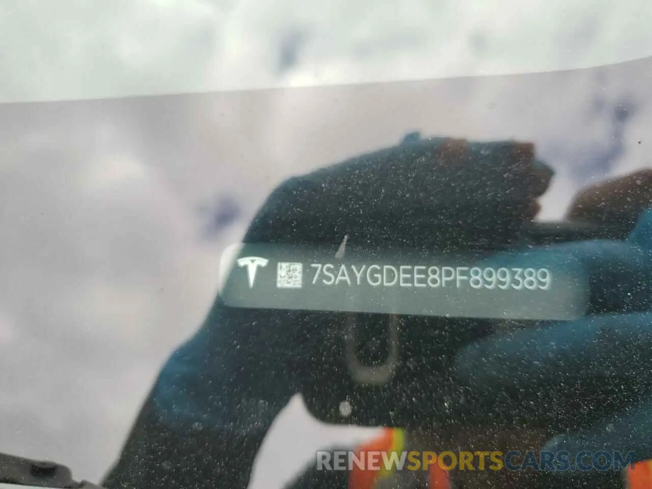 13 fotografías del automóvil dañado 7SAYGDEE8PF899389 TESLA MODEL Y 2023