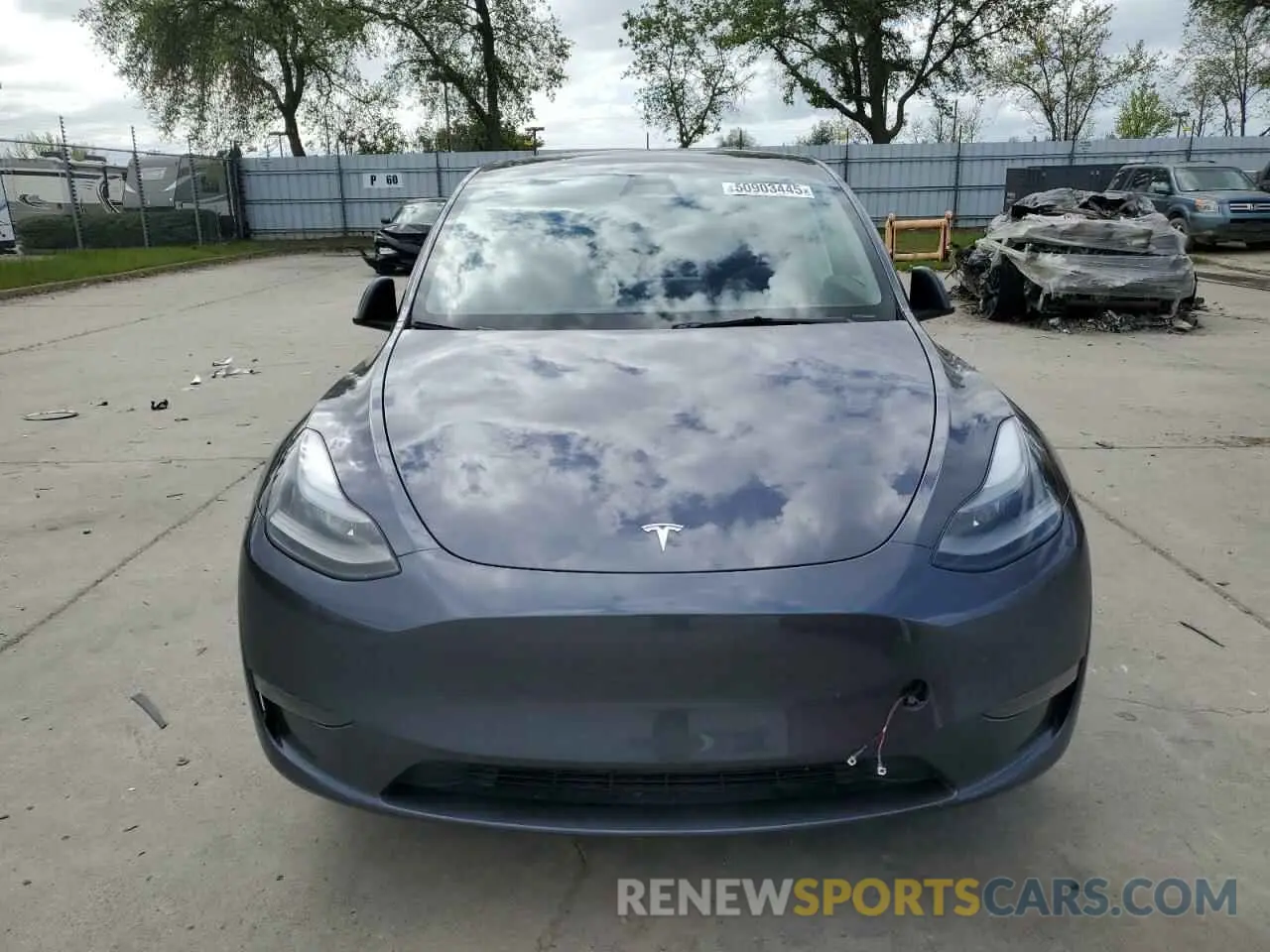 5 fotografías del automóvil dañado 7SAYGDEE8PF899389 TESLA MODEL Y 2023