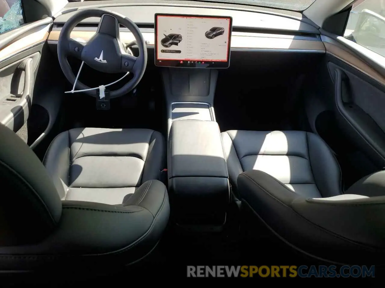 8 fotografías del automóvil dañado 7SAYGDEE8PF971160 TESLA MODEL Y 2023