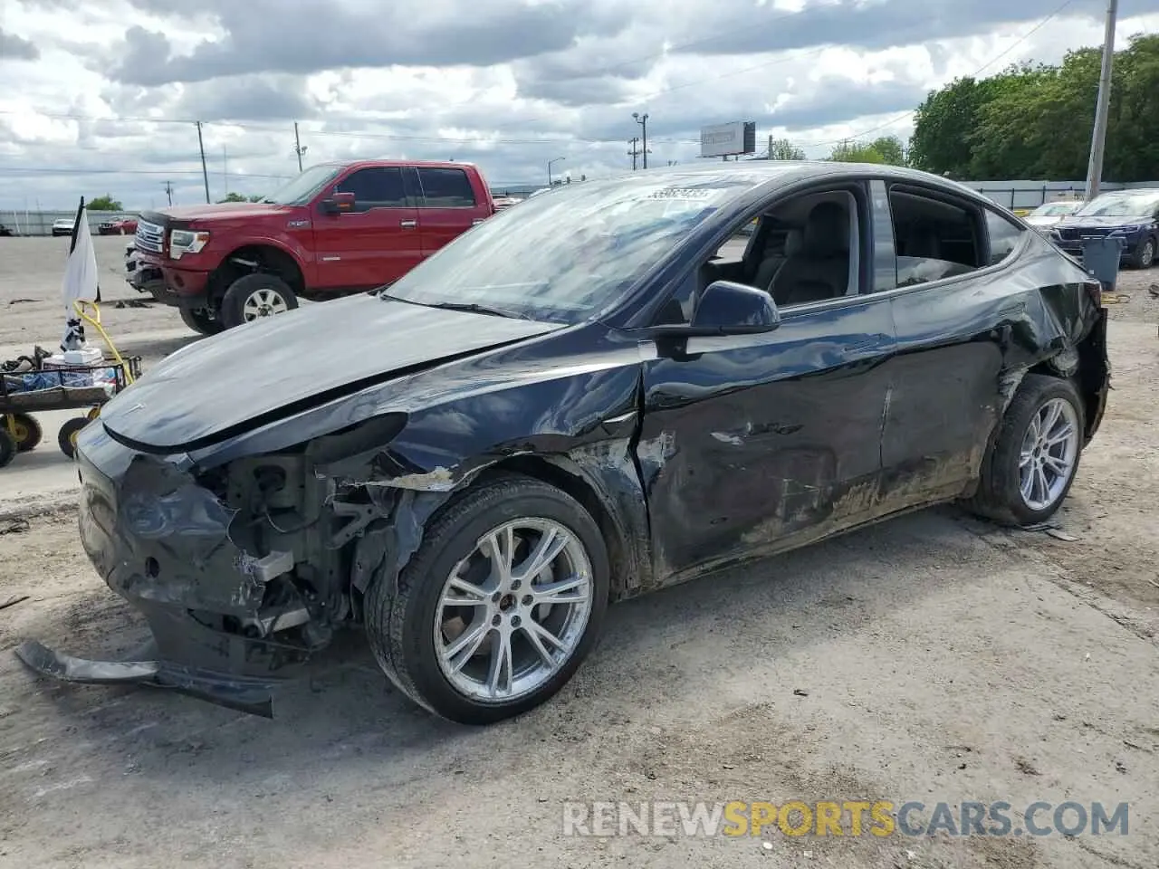 1 fotografías del automóvil dañado 7SAYGDEE9PA025940 TESLA MODEL Y 2023