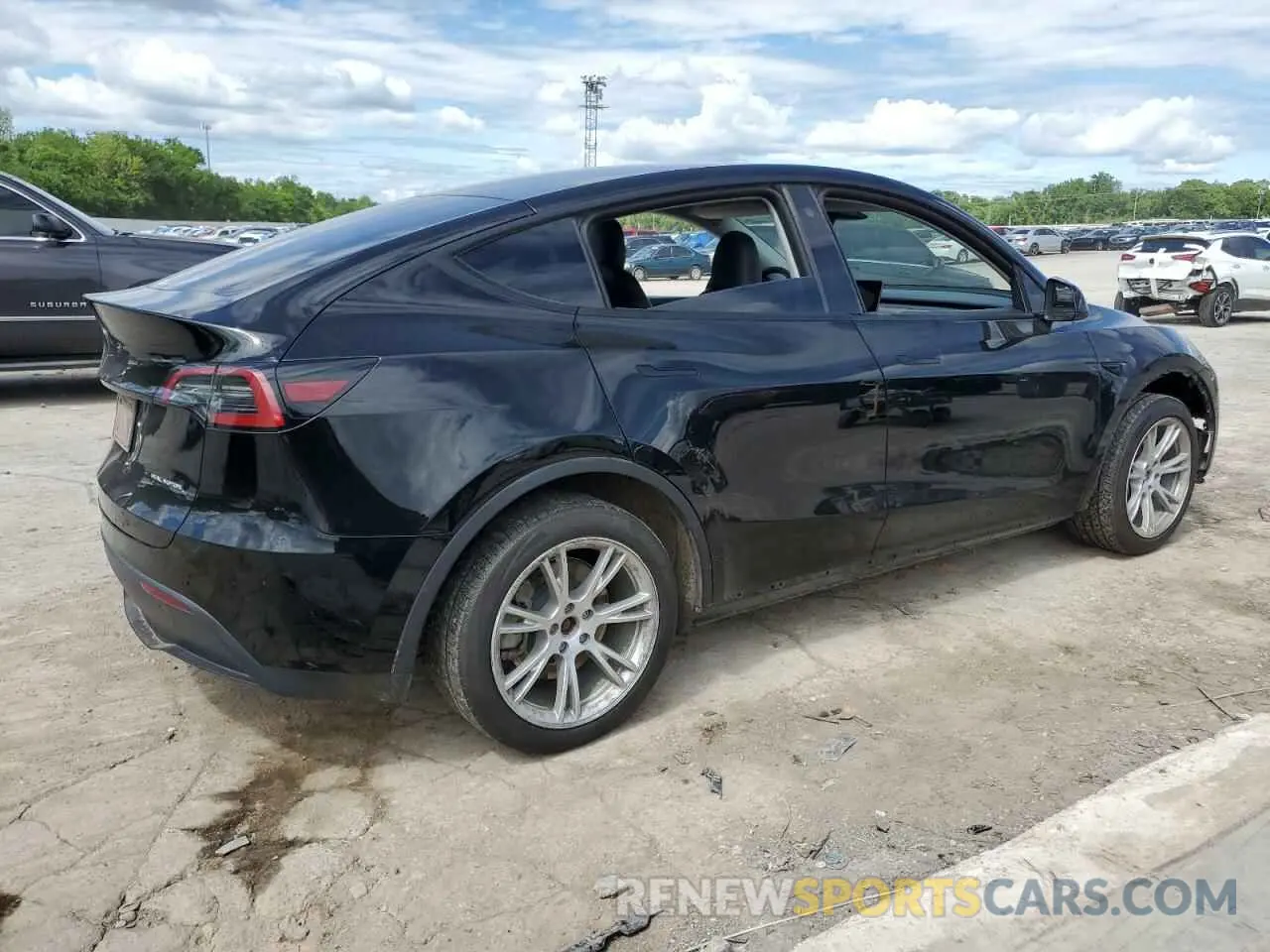 3 fotografías del automóvil dañado 7SAYGDEE9PA025940 TESLA MODEL Y 2023