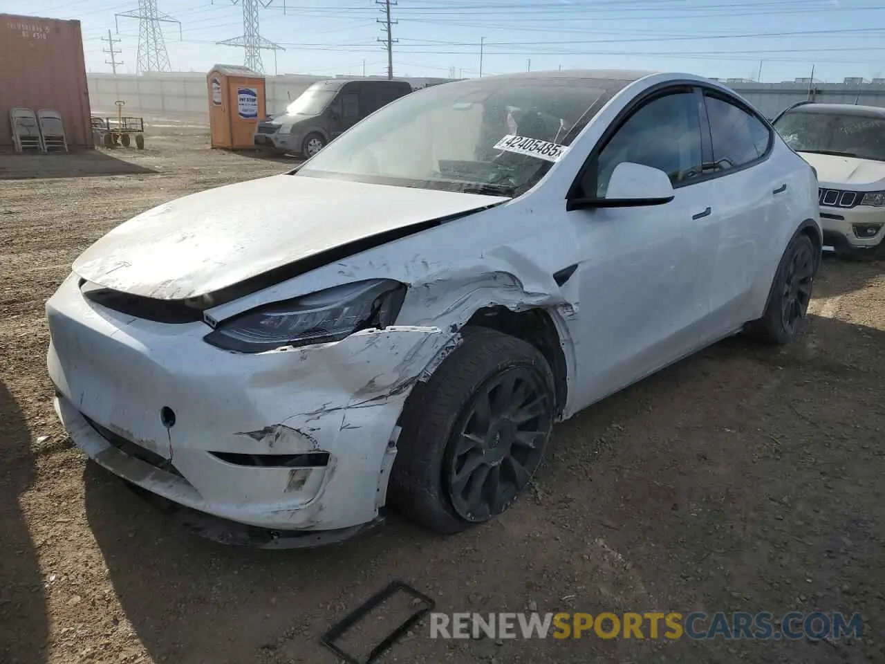 1 fotografías del automóvil dañado 7SAYGDEE9PA028773 TESLA MODEL Y 2023
