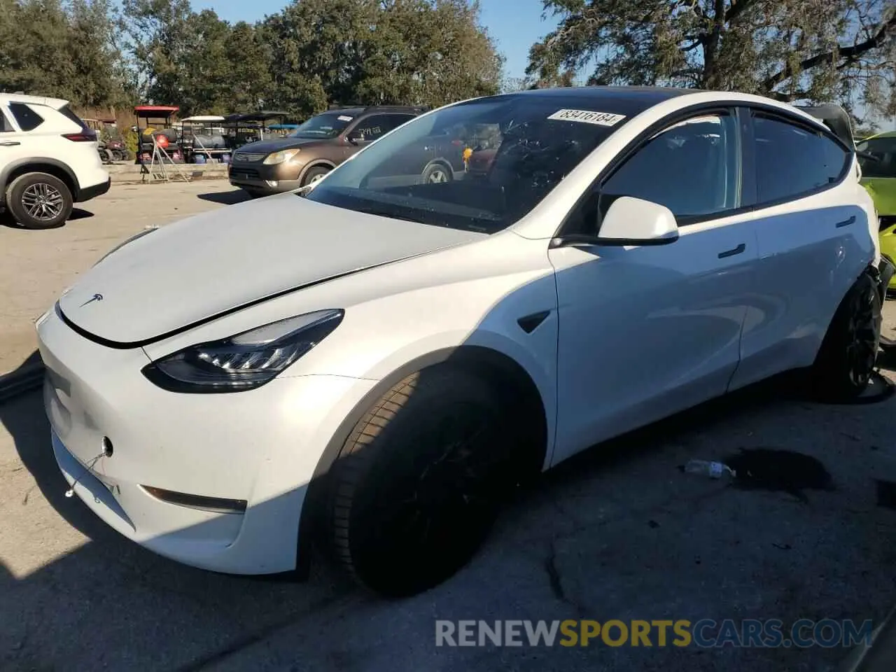 1 fotografías del automóvil dañado 7SAYGDEE9PA044407 TESLA MODEL Y 2023