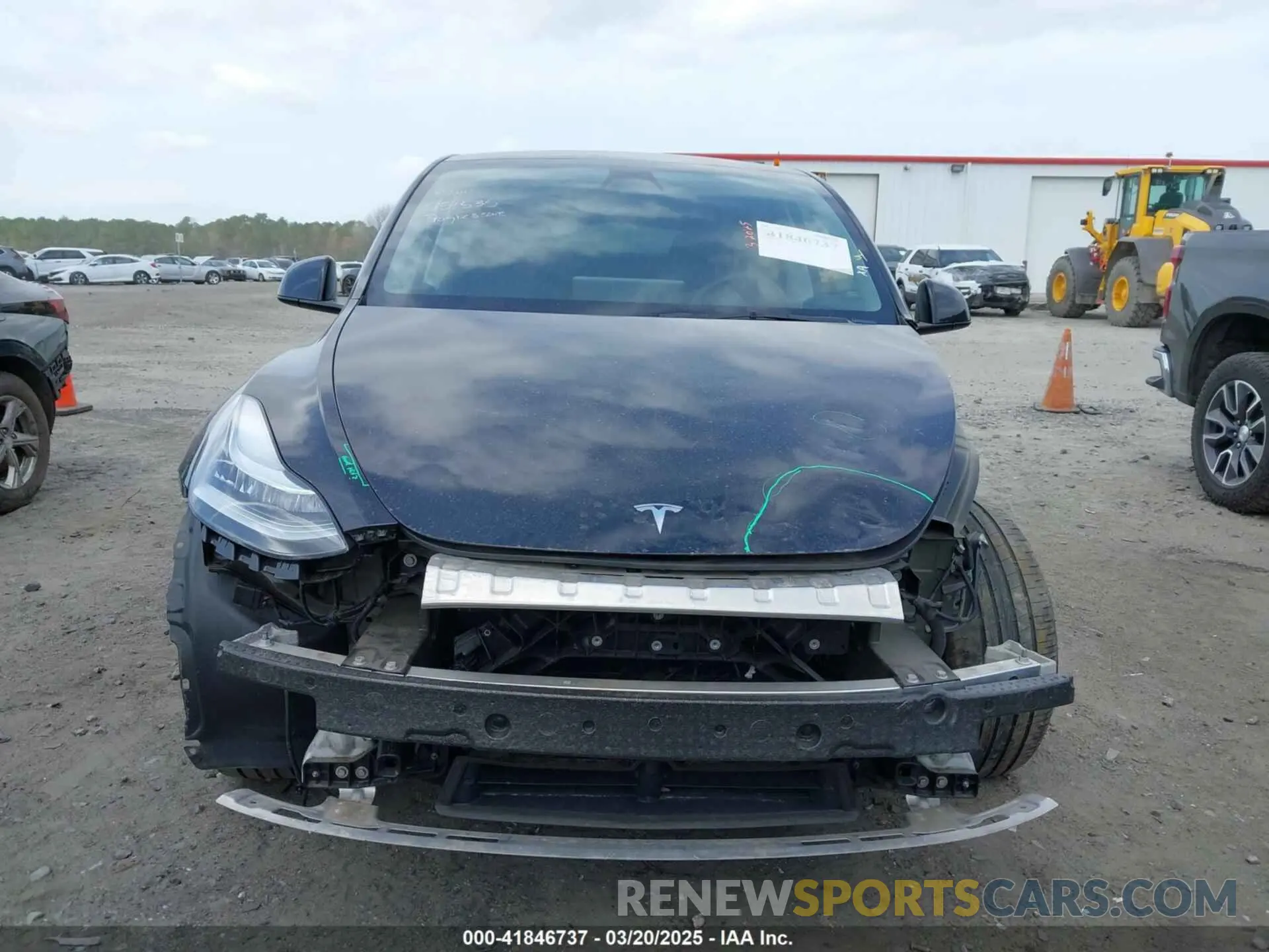 12 fotografías del automóvil dañado 7SAYGDEE9PA051535 TESLA MODEL Y 2023