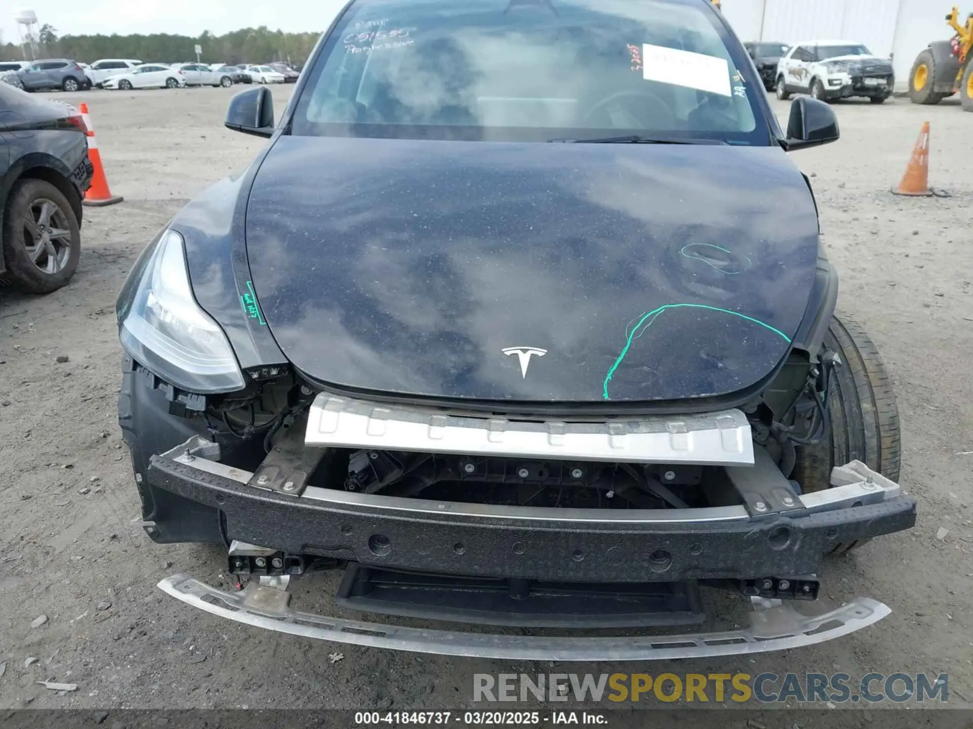 20 fotografías del automóvil dañado 7SAYGDEE9PA051535 TESLA MODEL Y 2023