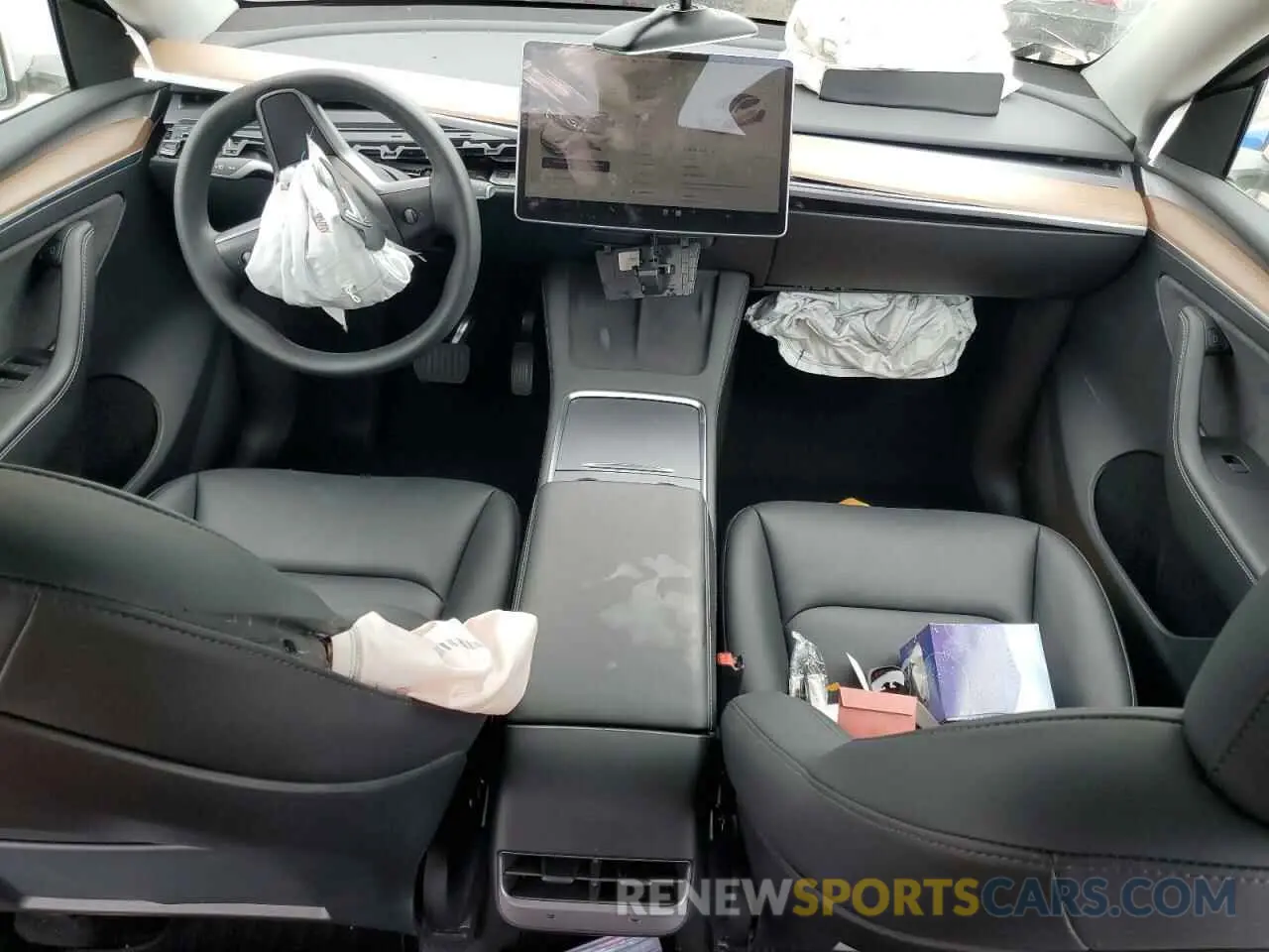 8 fotografías del automóvil dañado 7SAYGDEE9PA070232 TESLA MODEL Y 2023