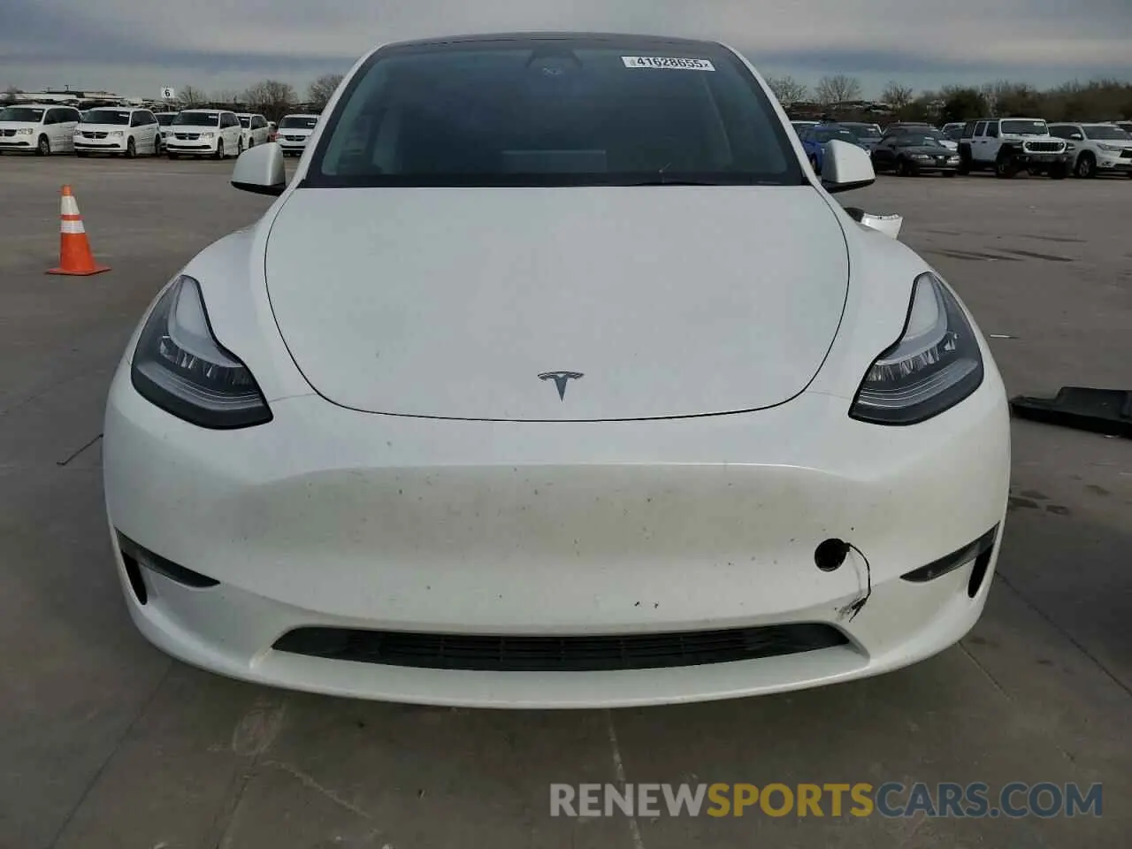 5 fotografías del automóvil dañado 7SAYGDEE9PA092263 TESLA MODEL Y 2023