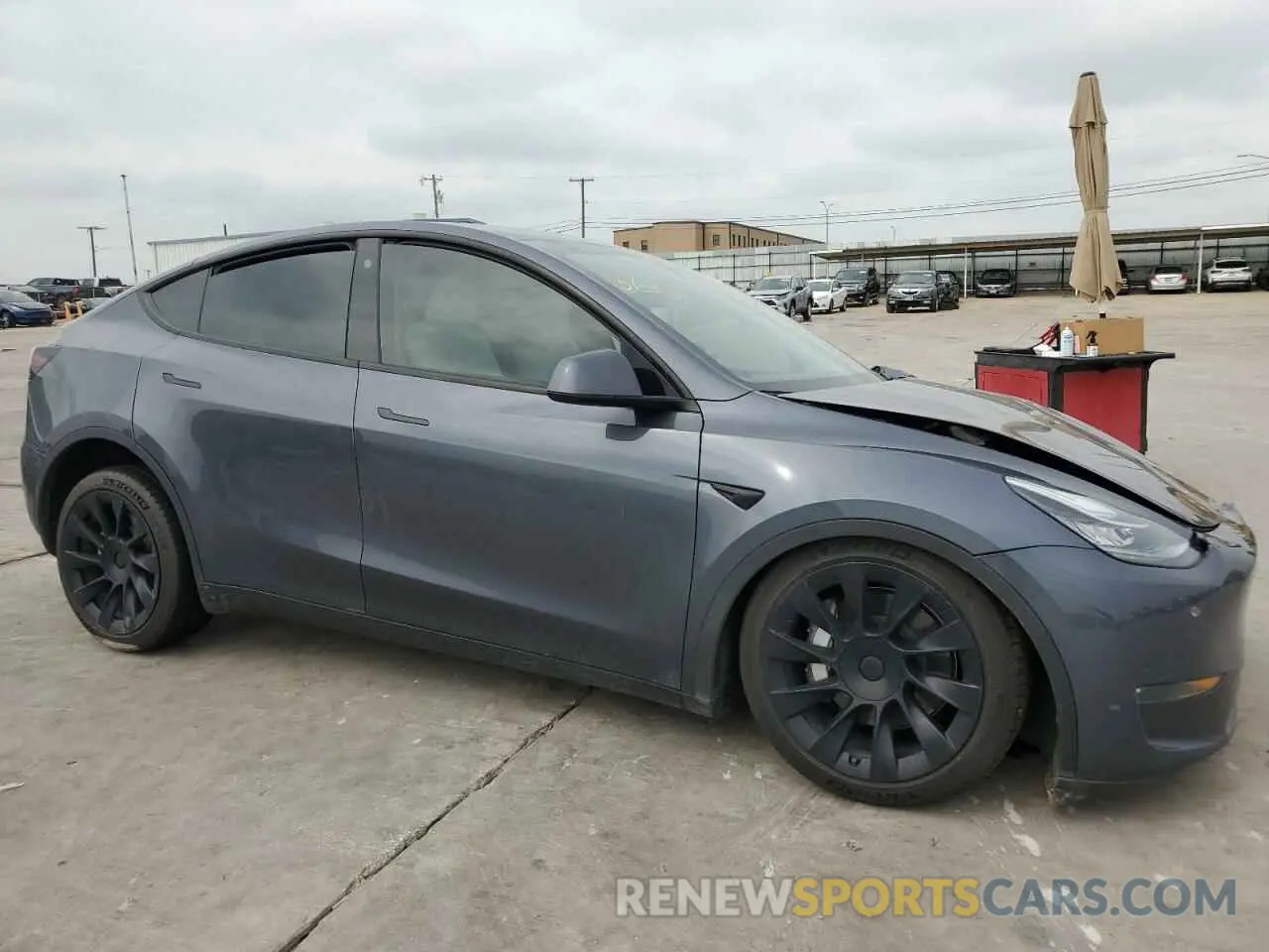 4 fotografías del automóvil dañado 7SAYGDEE9PA101155 TESLA MODEL Y 2023