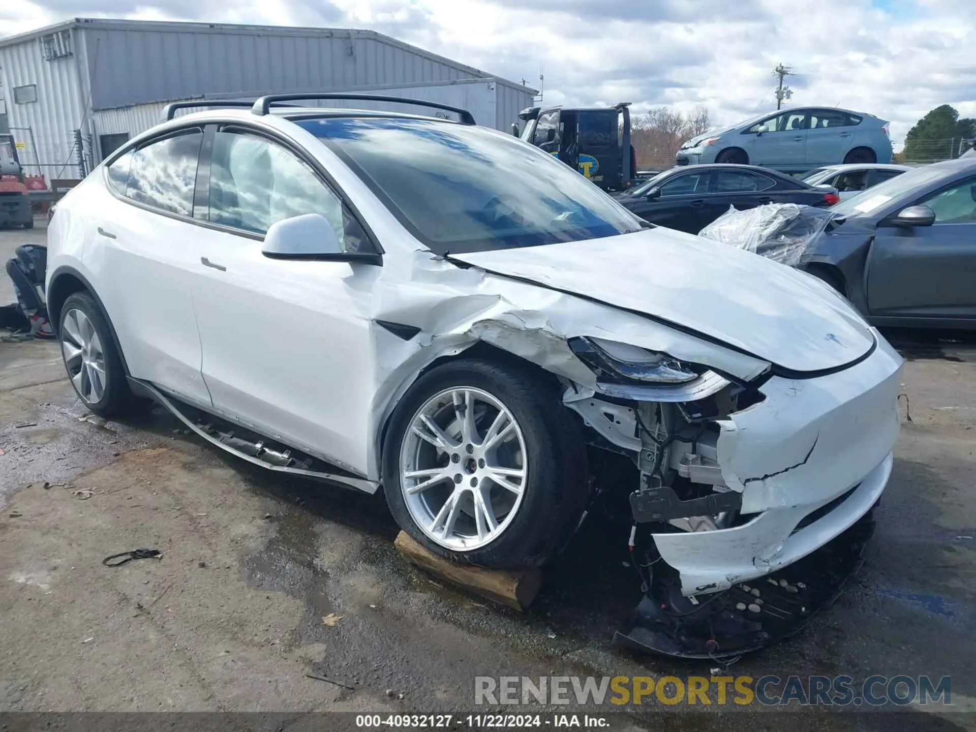 1 fotografías del automóvil dañado 7SAYGDEE9PA104184 TESLA MODEL Y 2023