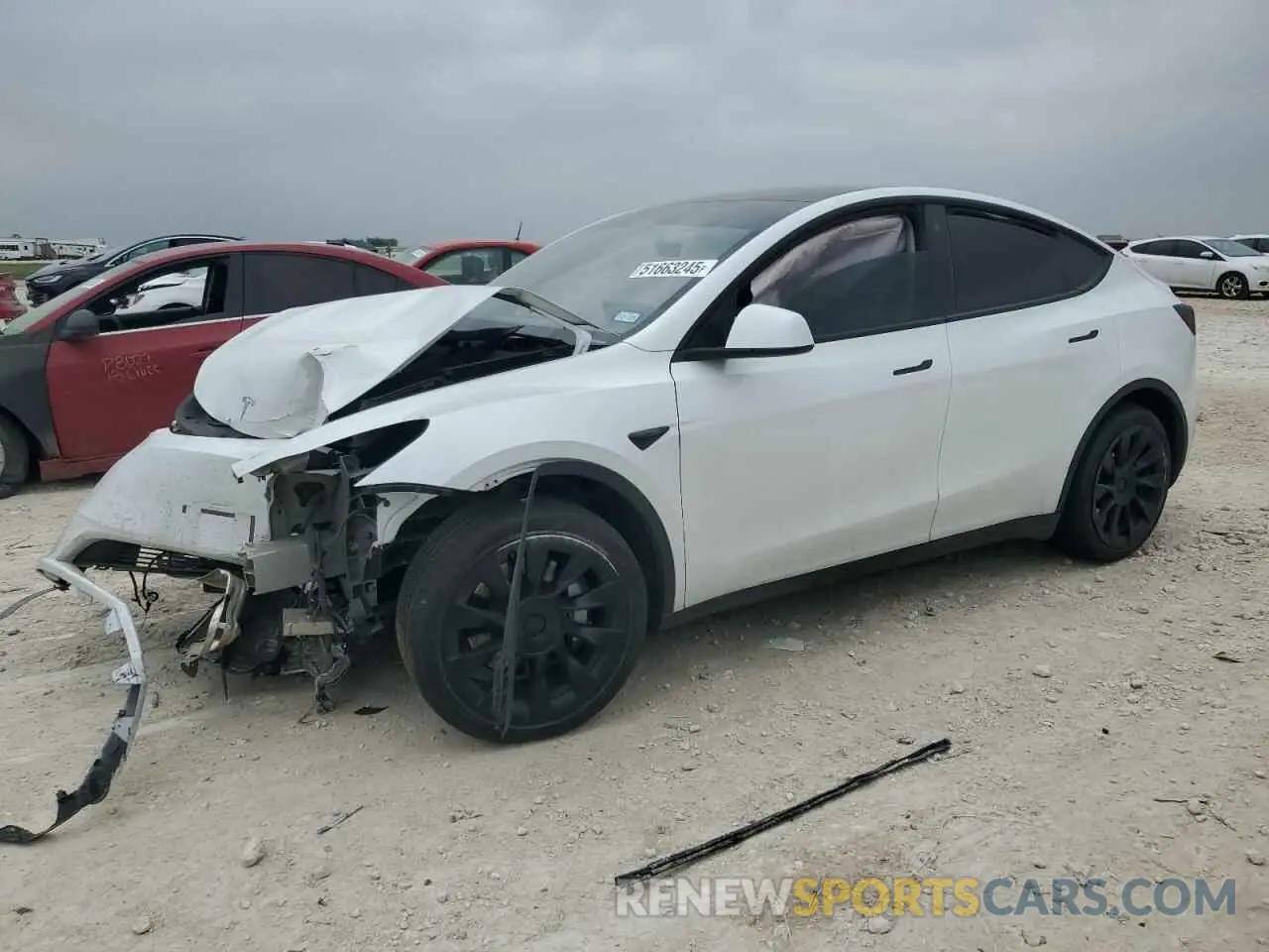 1 fotografías del automóvil dañado 7SAYGDEE9PA109160 TESLA MODEL Y 2023