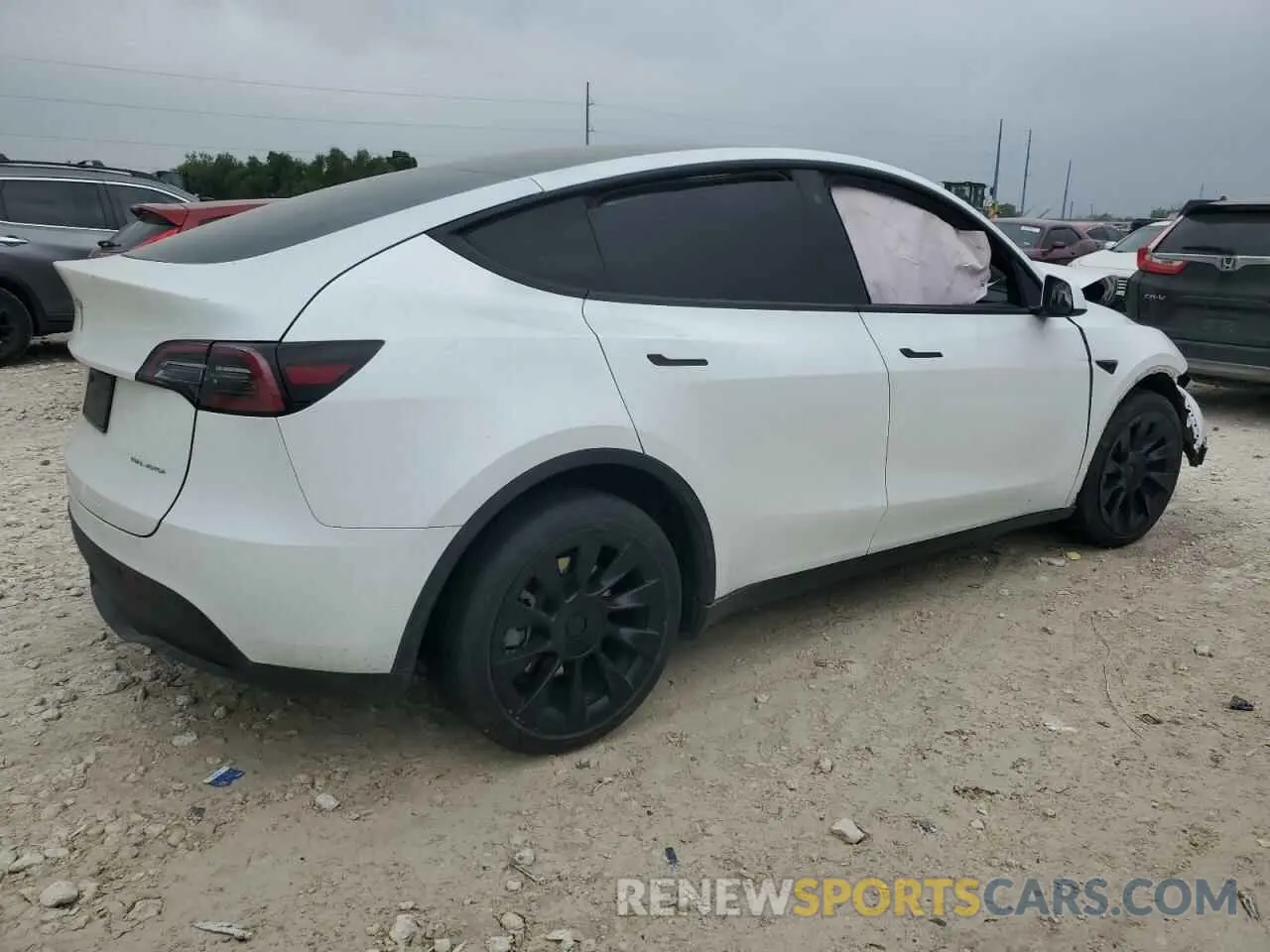 3 fotografías del automóvil dañado 7SAYGDEE9PA109160 TESLA MODEL Y 2023