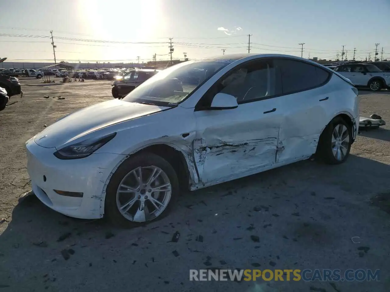 1 fotografías del automóvil dañado 7SAYGDEE9PA113788 TESLA MODEL Y 2023