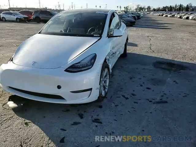 11 fotografías del automóvil dañado 7SAYGDEE9PA113788 TESLA MODEL Y 2023