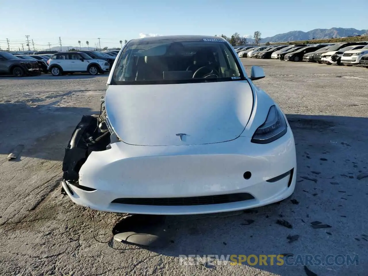 5 fotografías del automóvil dañado 7SAYGDEE9PA113788 TESLA MODEL Y 2023