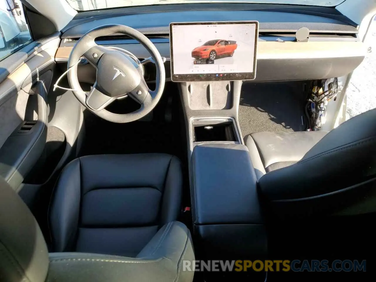 8 fotografías del automóvil dañado 7SAYGDEE9PA113788 TESLA MODEL Y 2023