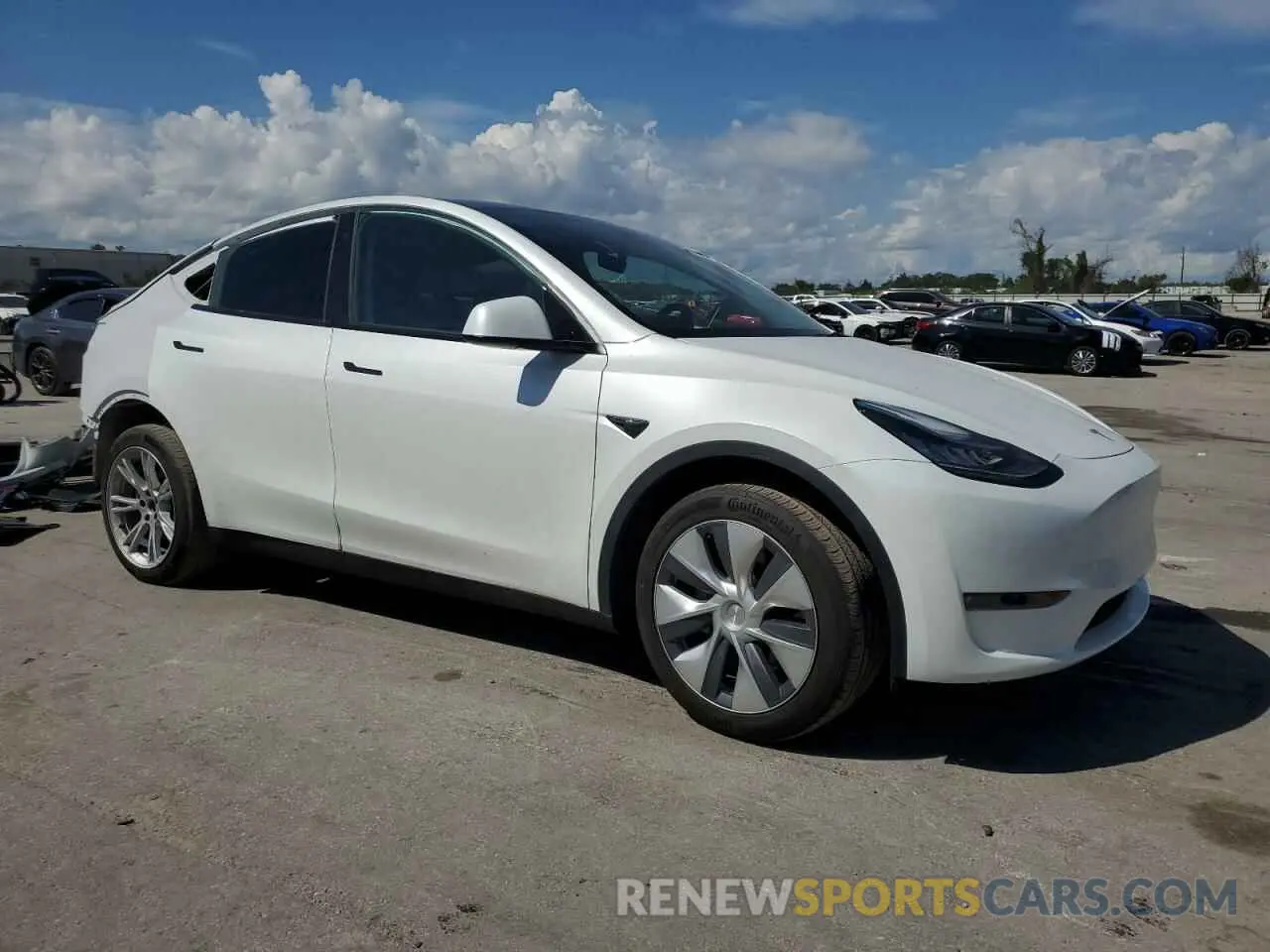 4 fotografías del automóvil dañado 7SAYGDEE9PA124113 TESLA MODEL Y 2023