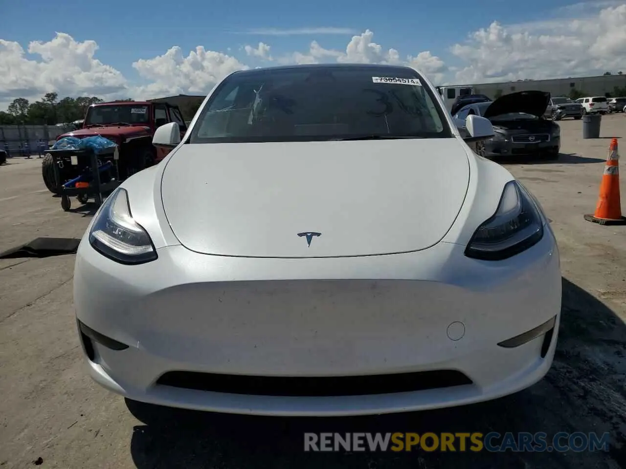 5 fotografías del automóvil dañado 7SAYGDEE9PA124113 TESLA MODEL Y 2023