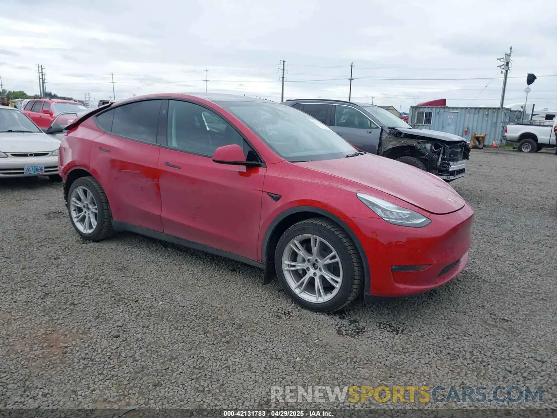 1 fotografías del automóvil dañado 7SAYGDEE9PA145947 TESLA MODEL Y 2023