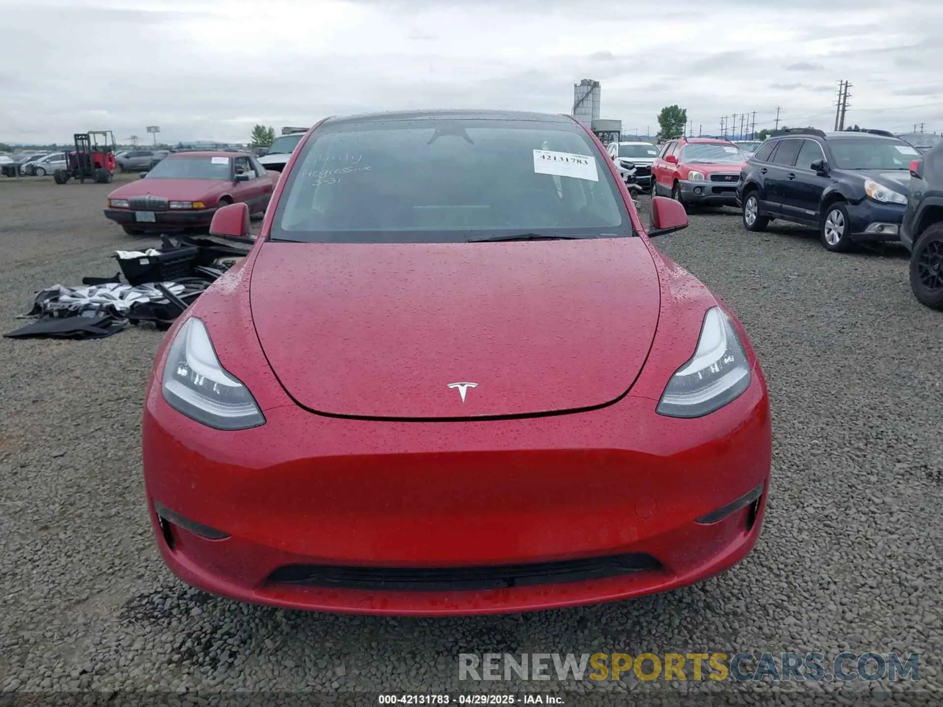 13 fotografías del automóvil dañado 7SAYGDEE9PA145947 TESLA MODEL Y 2023