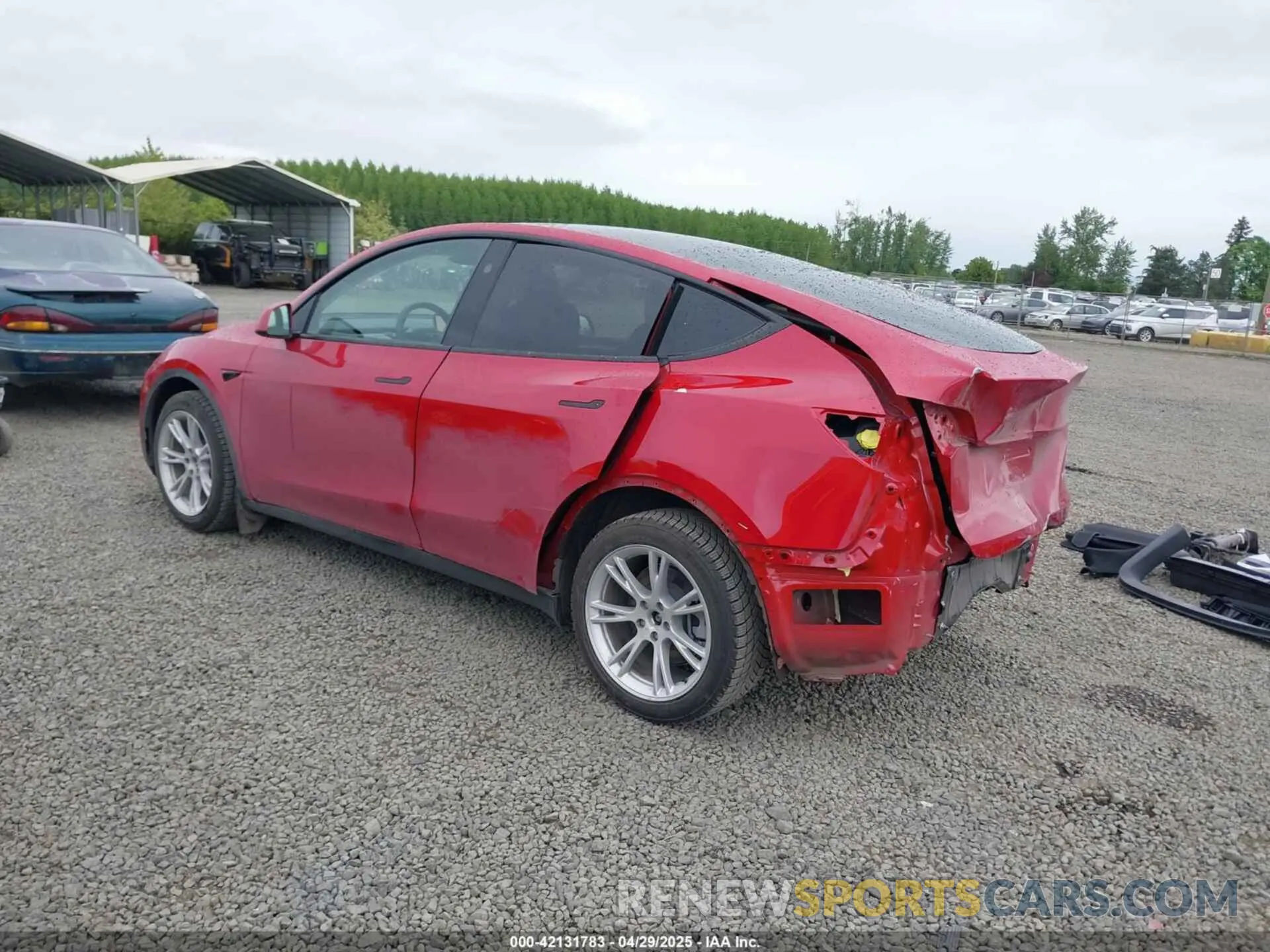 3 fotografías del automóvil dañado 7SAYGDEE9PA145947 TESLA MODEL Y 2023