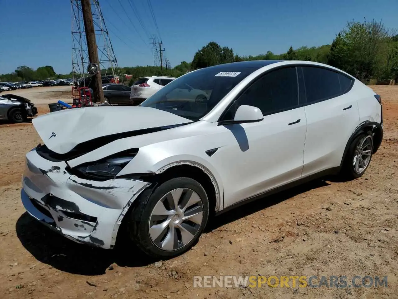 1 fotografías del automóvil dañado 7SAYGDEE9PA173439 TESLA MODEL Y 2023