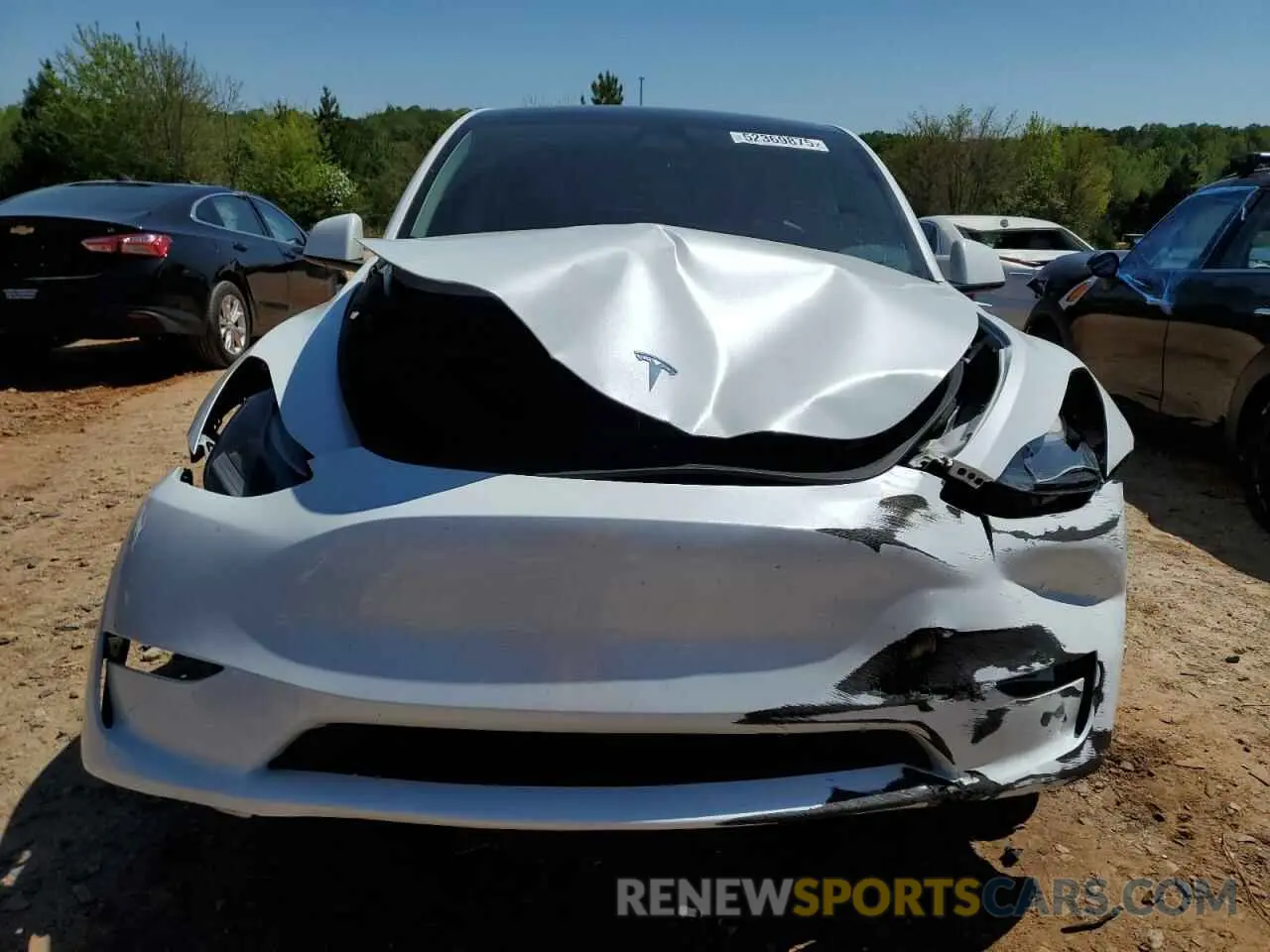 5 fotografías del automóvil dañado 7SAYGDEE9PA173439 TESLA MODEL Y 2023