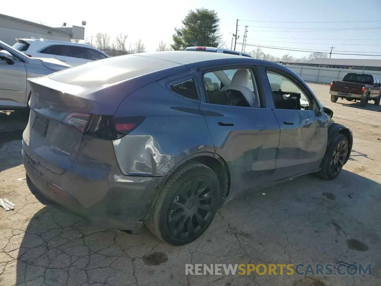 3 fotografías del automóvil dañado 7SAYGDEE9PA177636 TESLA MODEL Y 2023