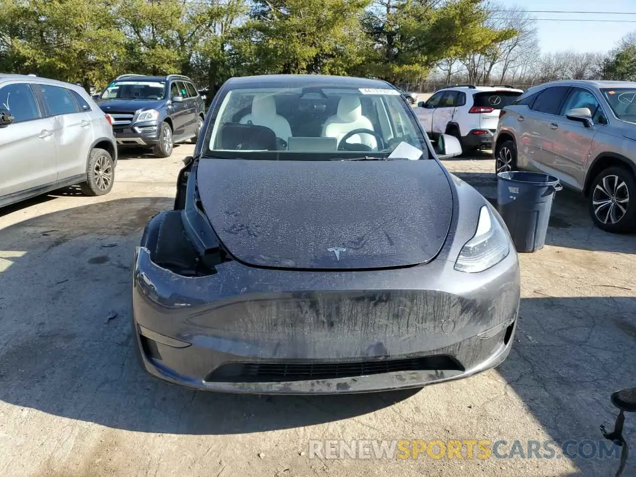 5 fotografías del automóvil dañado 7SAYGDEE9PA177636 TESLA MODEL Y 2023