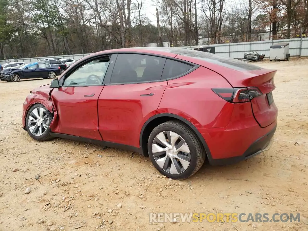 2 fotografías del automóvil dañado 7SAYGDEE9PA200283 TESLA MODEL Y 2023