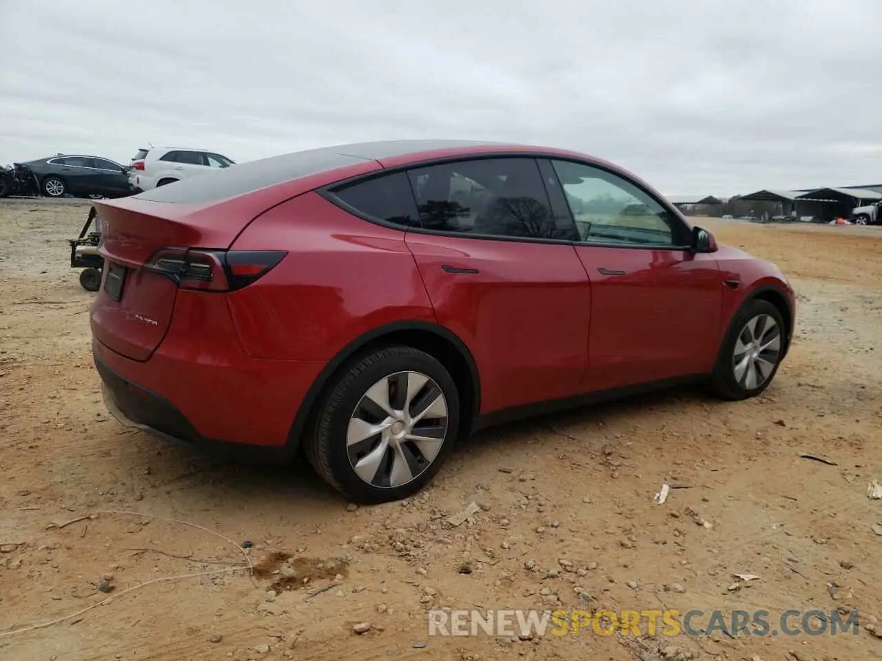 3 fotografías del automóvil dañado 7SAYGDEE9PA200283 TESLA MODEL Y 2023