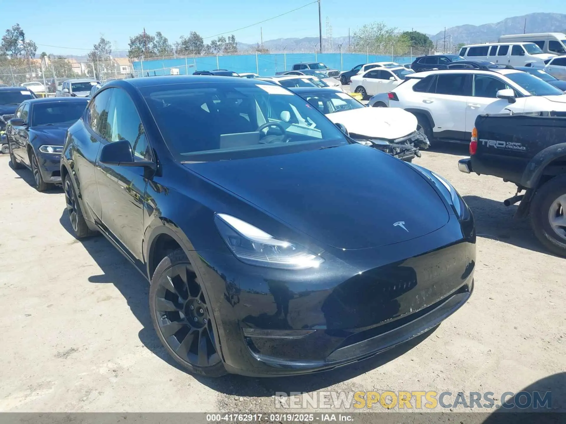 1 fotografías del automóvil dañado 7SAYGDEE9PF591096 TESLA MODEL Y 2023