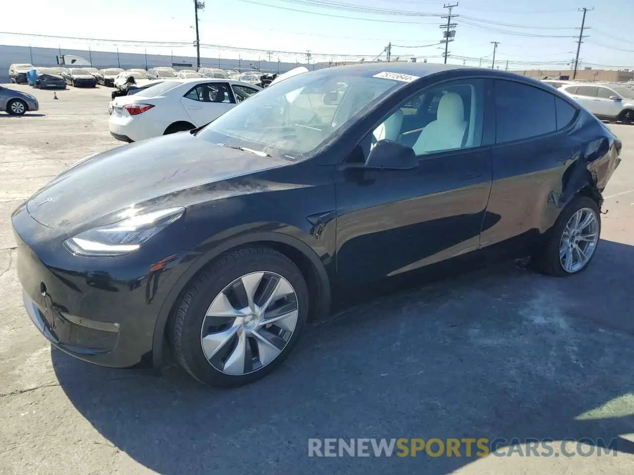 1 fotografías del automóvil dañado 7SAYGDEE9PF608303 TESLA MODEL Y 2023