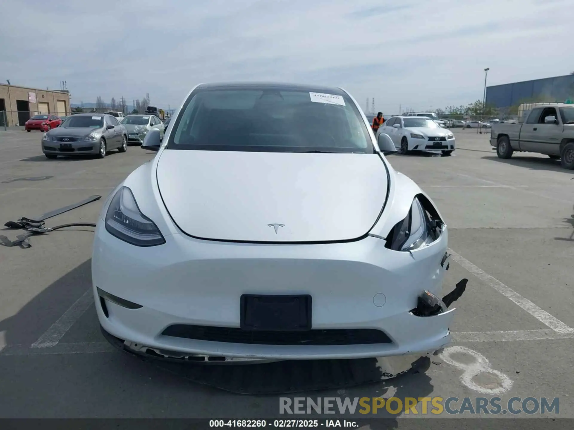 12 fotografías del automóvil dañado 7SAYGDEE9PF609824 TESLA MODEL Y 2023