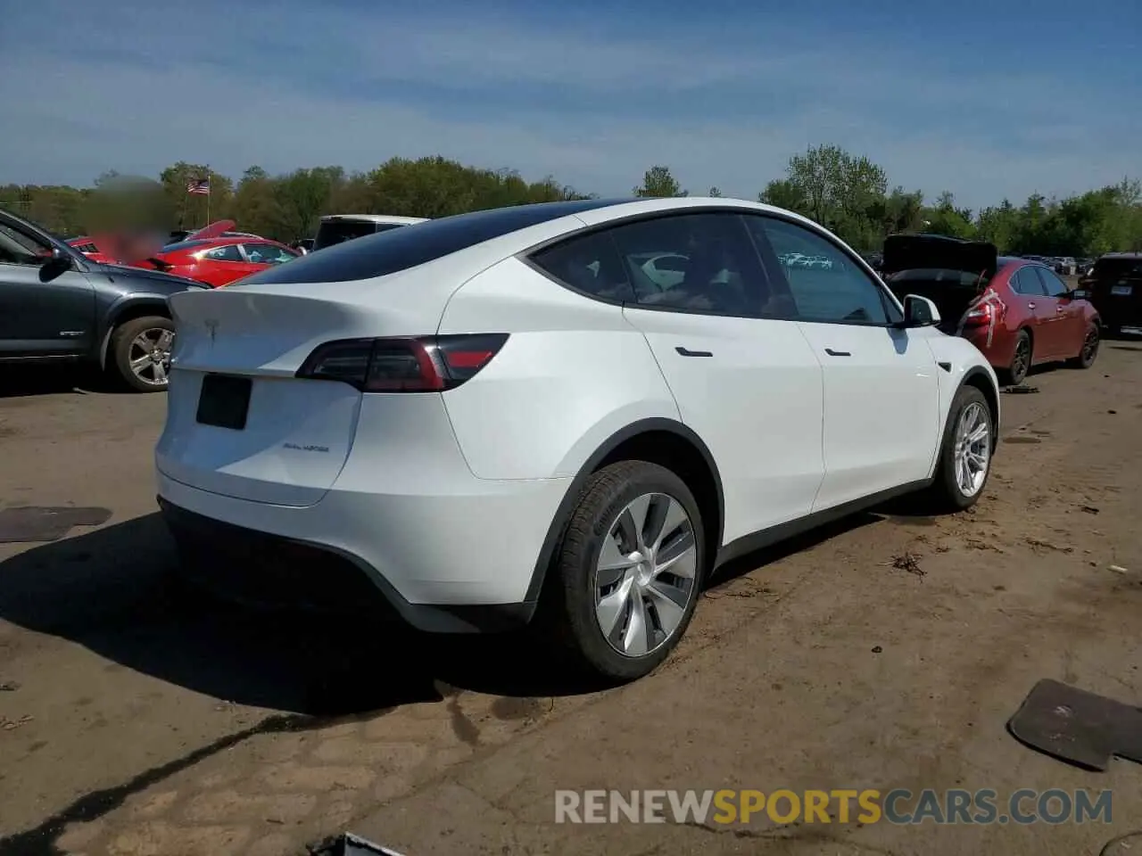3 fotografías del automóvil dañado 7SAYGDEE9PF618460 TESLA MODEL Y 2023