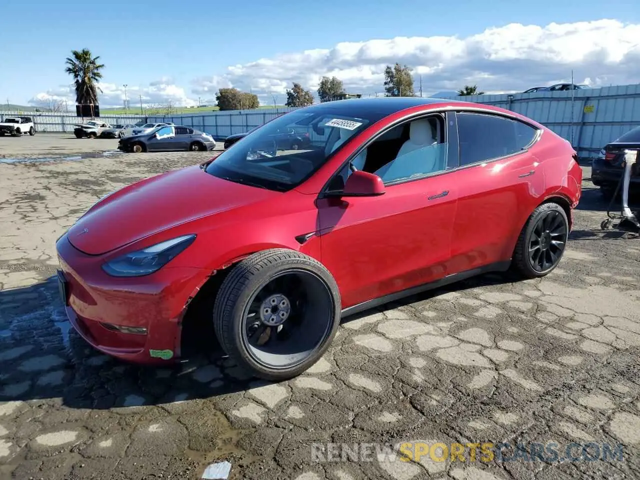 1 fotografías del automóvil dañado 7SAYGDEE9PF627238 TESLA MODEL Y 2023