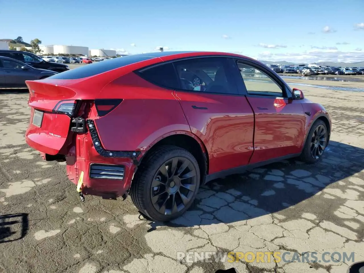 3 fotografías del automóvil dañado 7SAYGDEE9PF627238 TESLA MODEL Y 2023